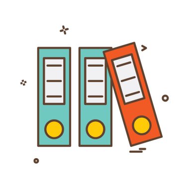 Dosya simgesi tasarım vektörü