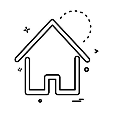 Emlak simge tasarlamak vektör