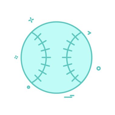 Topu simge tasarlamak vektör