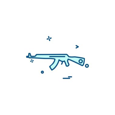 Silah simge tasarlamak vektör 