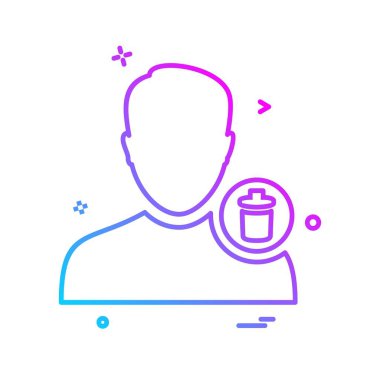 Avatar simge tasarlamak vektör