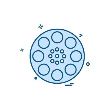 Ortam ve Kamera simgesi tasarım vektörü 