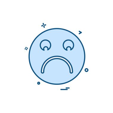 Emoji simgeleri tasarım vektörü 