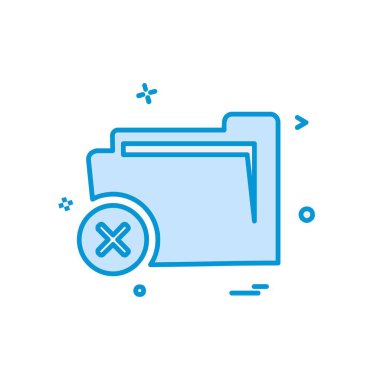 Klasör simge tasarlamak vektör