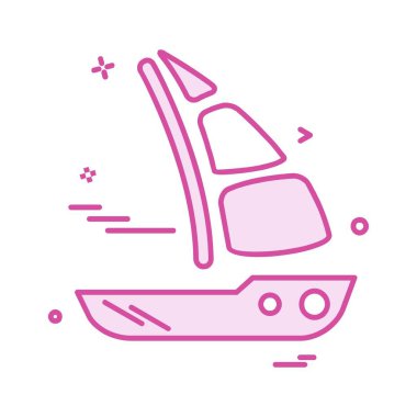 Seyahat simgesi tasarım vektörü 