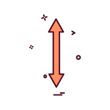 Ok simgesi tasarım vektörü