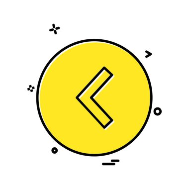 Ok simgesi tasarım vektörü