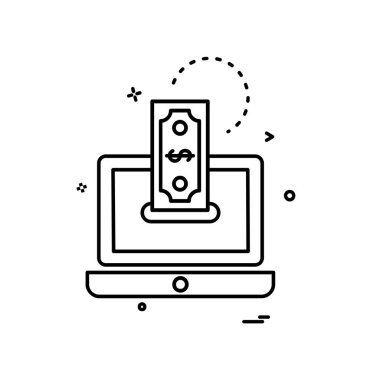 Doları simge tasarlamak vektör 