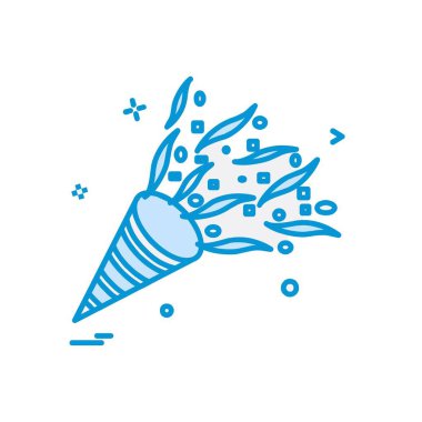 Kutlamalar simge tasarım vektörü