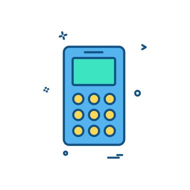 Akıllı telefon simge tasarlamak vektör 