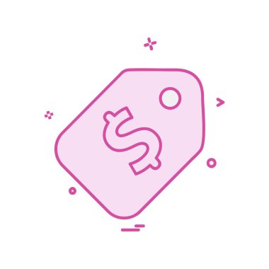 Satılık etiket simge tasarlamak vektör