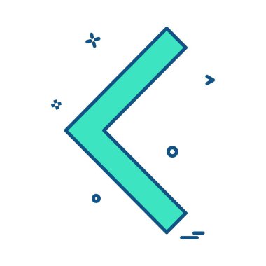 Ok simgesi tasarım vektörü