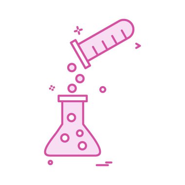 Tüp simgesi tasarım, renkli vektör çizim