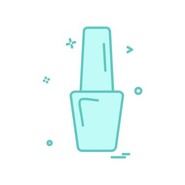 Nailpolish simge tasarlamak vektör