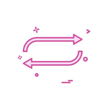 Sıfırlama simge tasarlamak vektör