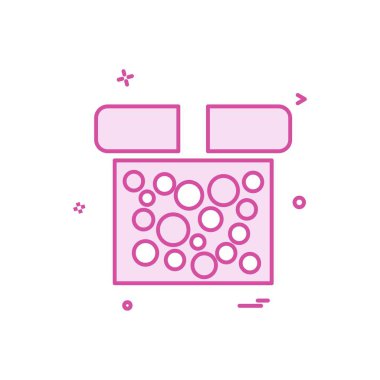Giftbox simge tasarlamak vektör