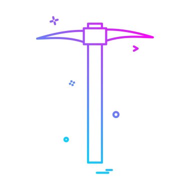 Kazma araç vektör tasarımı