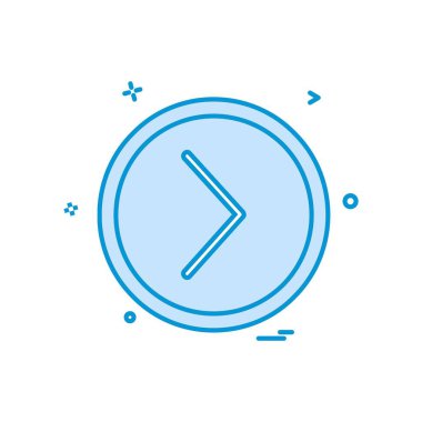 Sonraki simge tasarlamak vektör