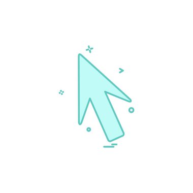 Yukarı ok simgesi tasarım vektörü