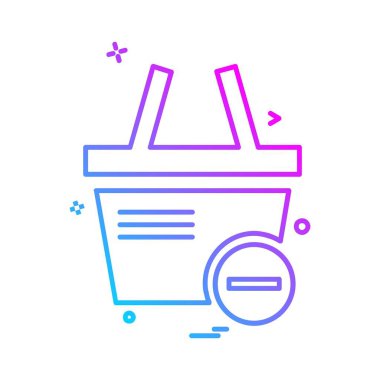 Alışveriş simge tasarlamak vektör 