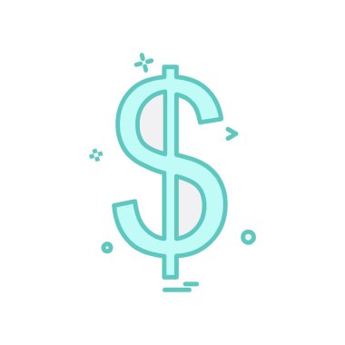 Doları simge tasarlamak vektör 