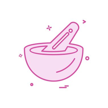 Bowl simge tasarım vektörü