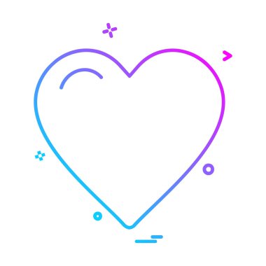 Sevgililer günü simge tasarlamak vektör 