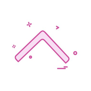 Yukarı ok simgesi tasarım vektörü