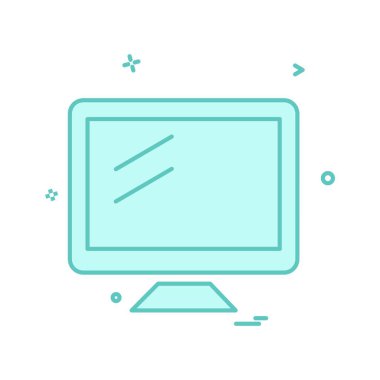 Bilgisayar simgesi tasarım vektörü