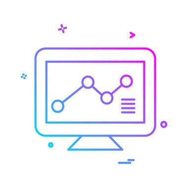 Grafik simge vektör beyaz arka plan üzerinde