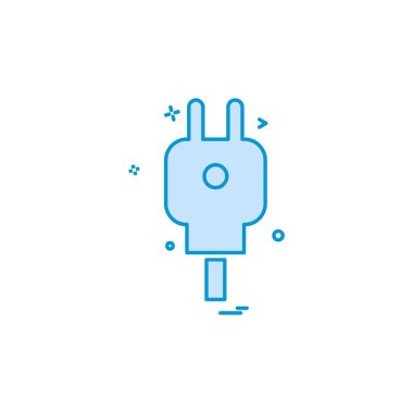 power Plug simge tasarım vektörü