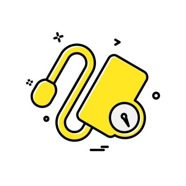 Tıbbi simge tasarım, renkli vektör çizim