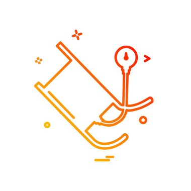 Tansiyon simgesi tasarım vektörü