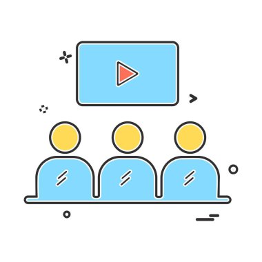 Avatar simge tasarlamak vektör