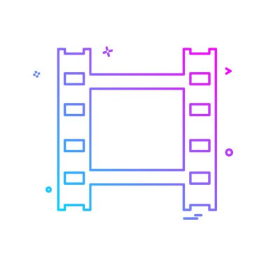 Video simge tasarlamak vektör