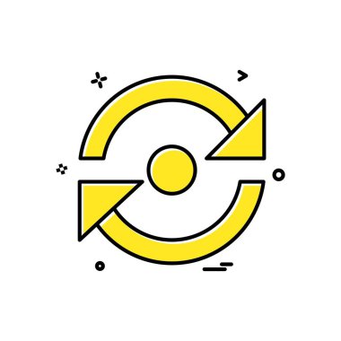 Simge tasarım vektörünü tazele