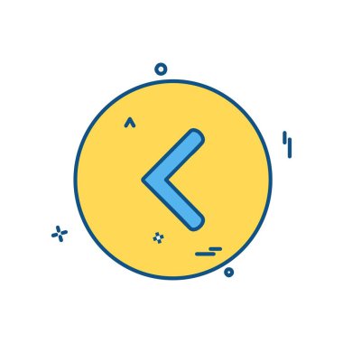 Ok simgesi tasarım vektörü