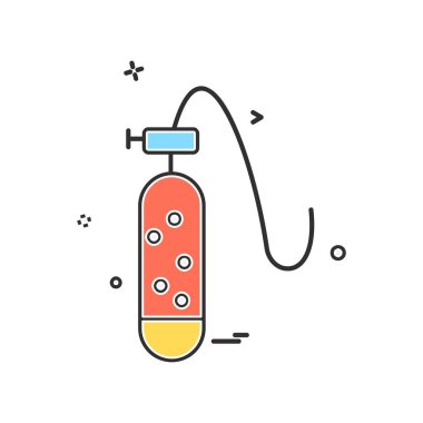 Yüzme simge tasarlamak vektör