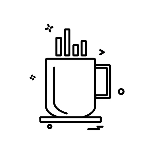 Drink Pictogram Ontwerp Kleurrijke Vectorillustratie — Stockvector