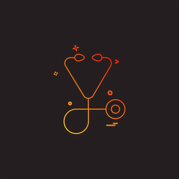 医療のアイコン デザイン カラフルなベクトル イラスト — ストックベクタ