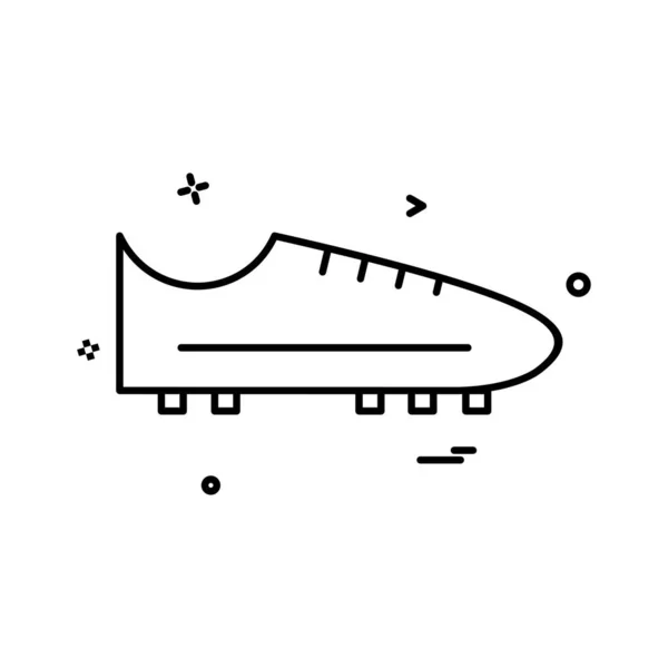Schuhe Symbol Vektor Design — Stockvektor