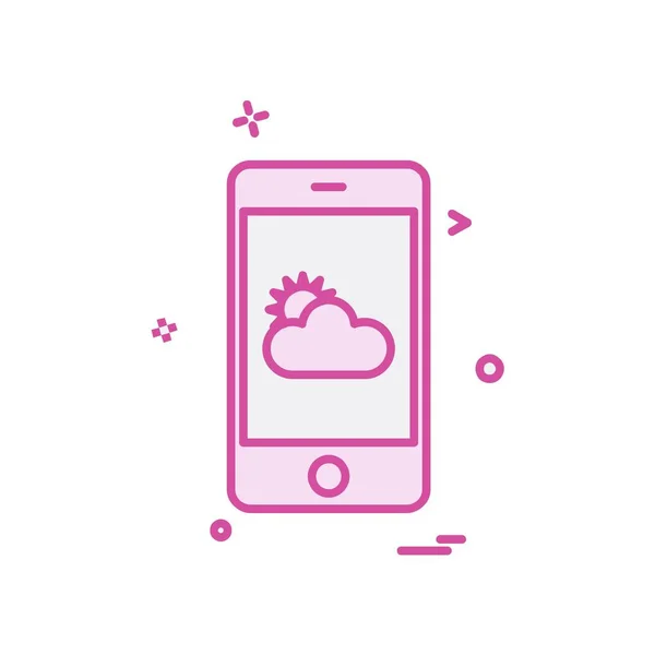 pink mobile phone icon