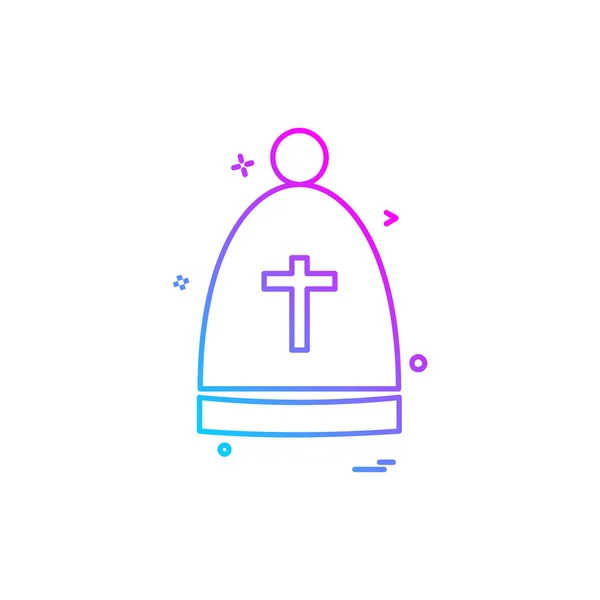 Christian Icon Design Vektor — Stockvektor