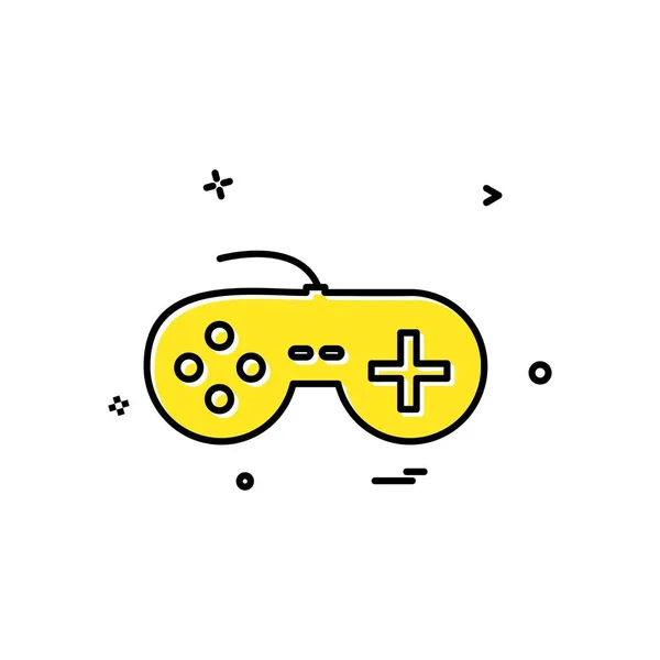 Controlador Jogo Vetor Design Ícone —  Vetores de Stock