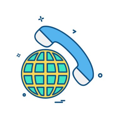 Küre simge tasarlamak vektör