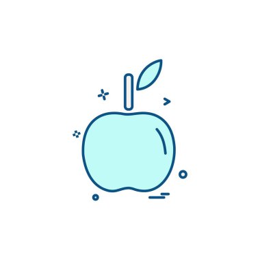 Gıda simgesi tasarım vektörü