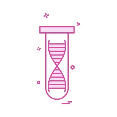DNA simge vektör tüp 