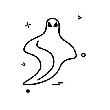 Cadılar Bayramı simgesi tasarım vektörü