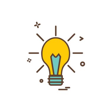 Fikir simge tasarlamak vektör