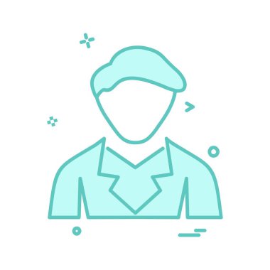 Avatar simge tasarlamak vektör